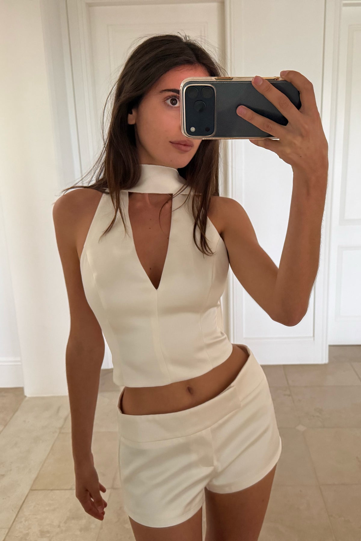 Amber Scarf Top