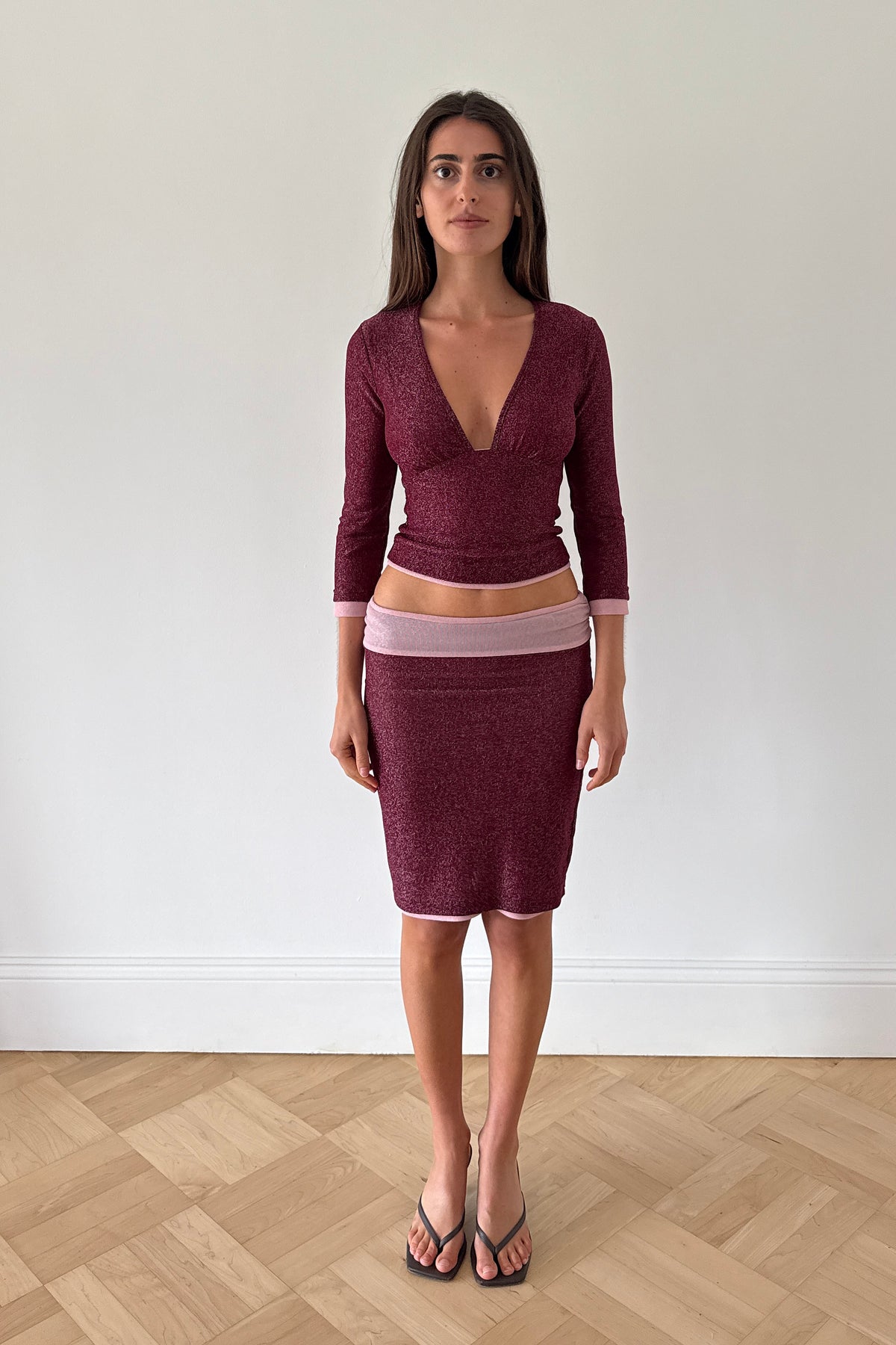 Kate Reversible Midi Skirt